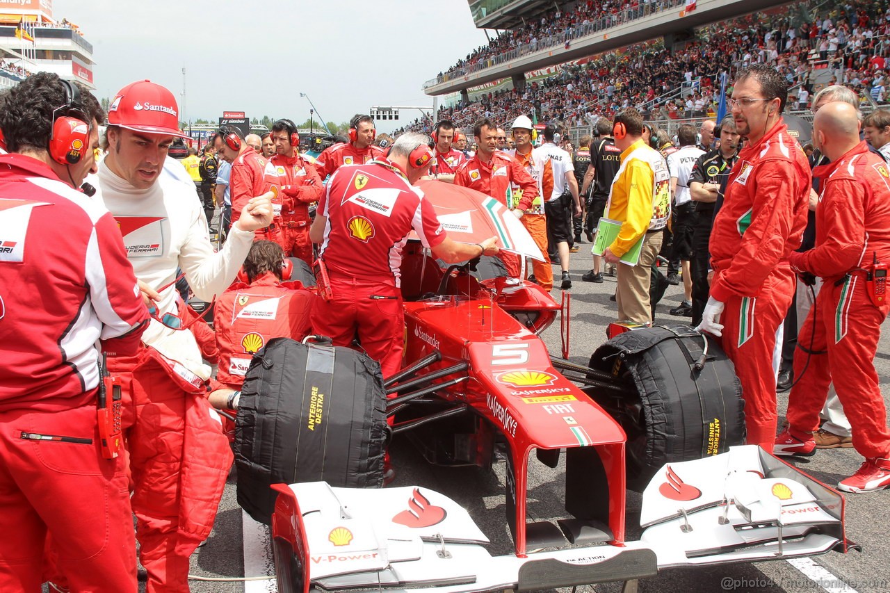 GP SPAGNA, 13.05.2012- Gara, Fernando Alonso (ESP) Ferrari F2012