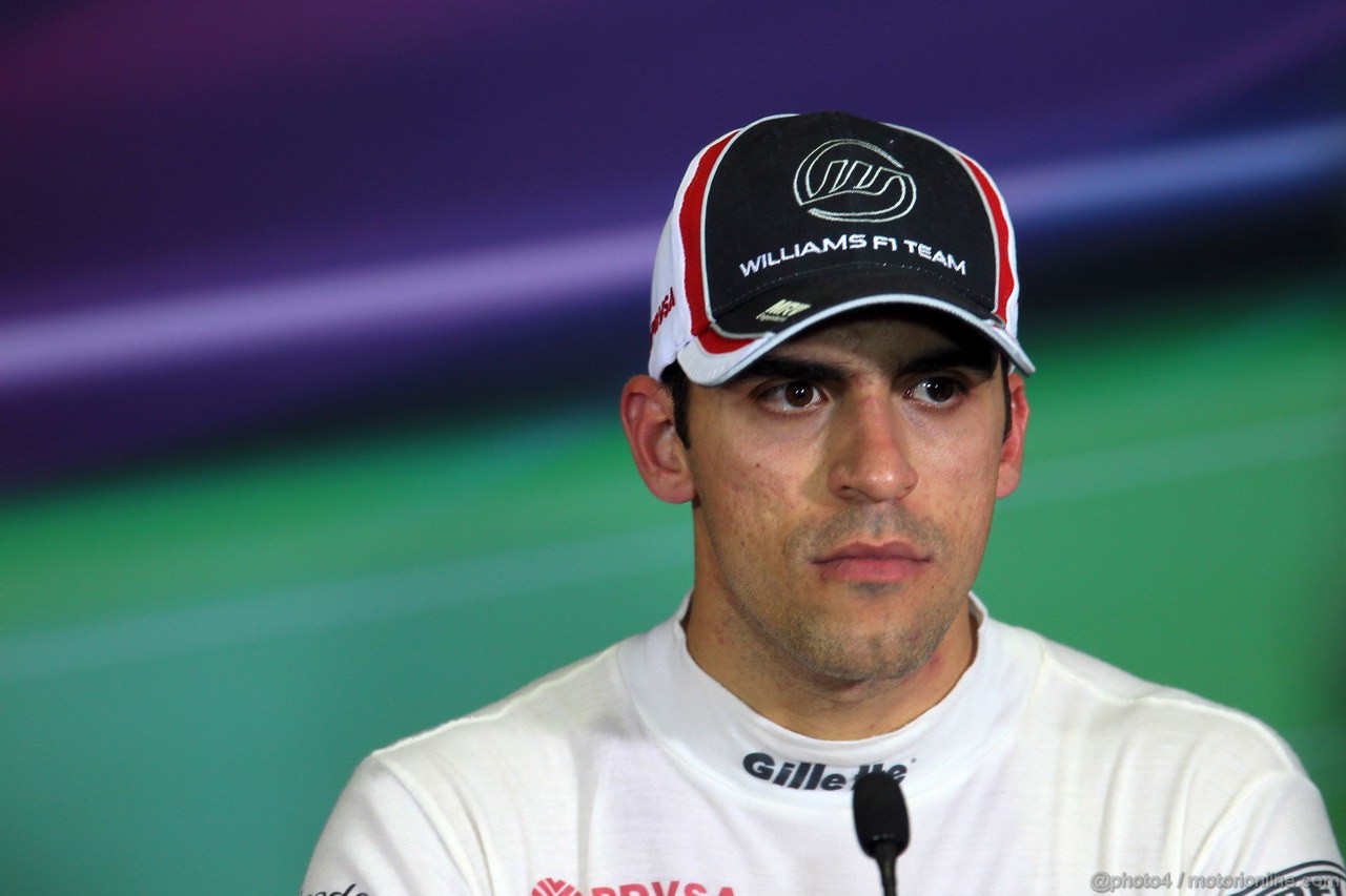 GP SPAGNA, 13.05.2012- Gara, Conferenza Stampa, Pastor Maldonado (VEN) Williams F1 Team FW34 