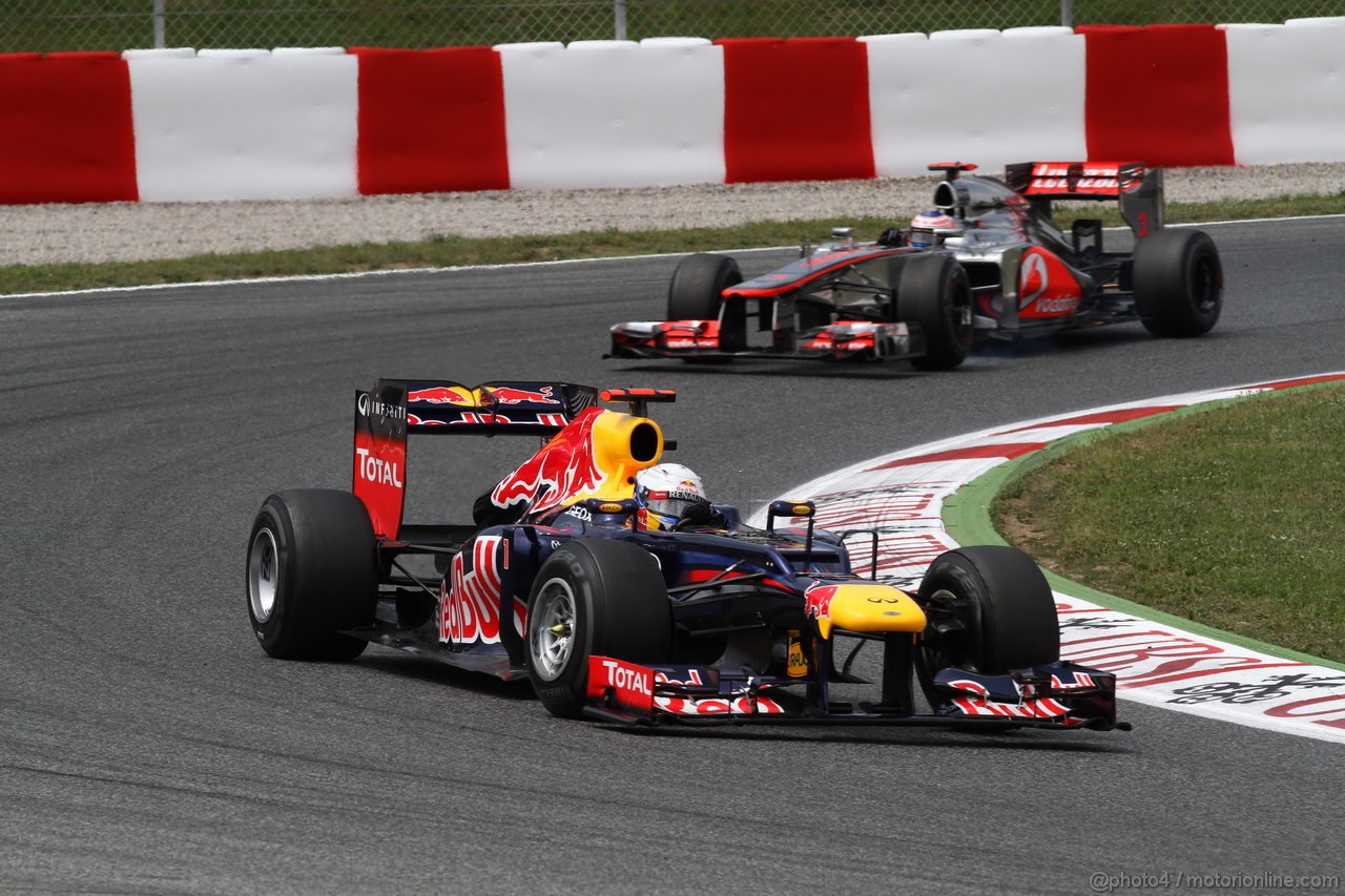 GP SPAGNA, 13.05.2012- Gara, Sebastian Vettel (GER) Red Bull Racing RB8 