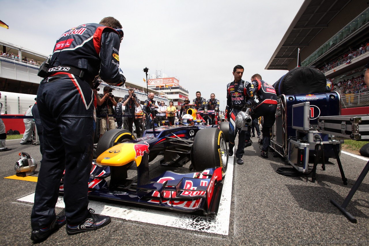 GP SPAGNA, 13.05.2012- Gara, Sebastian Vettel (GER) Red Bull Racing RB8 