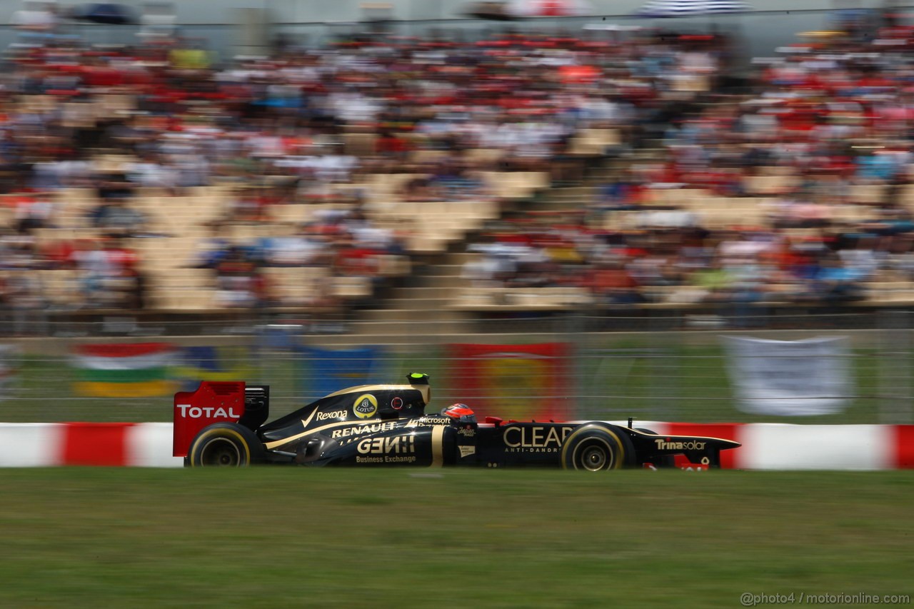 GP SPAGNA, 13.05.2012- Gara, Romain Grosjean (FRA) Lotus F1 Team E20 