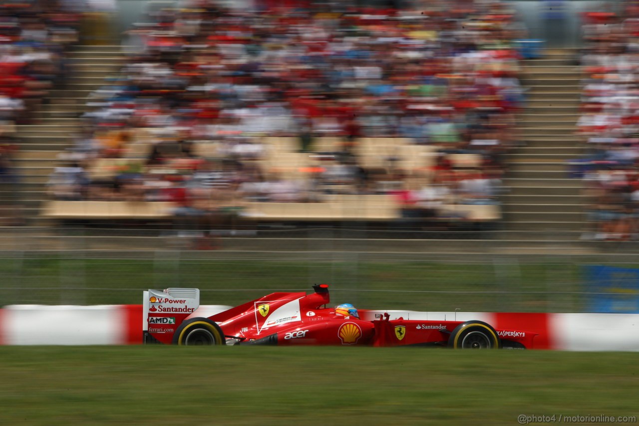 GP SPAGNA, 13.05.2012- Gara, Fernando Alonso (ESP) Ferrari F2012