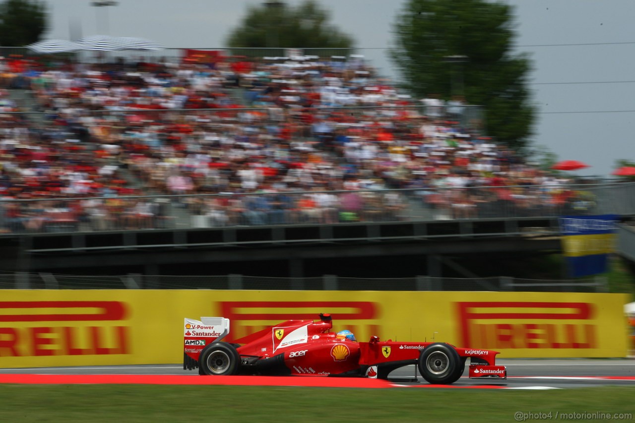 GP SPAGNA, 13.05.2012- Gara, Fernando Alonso (ESP) Ferrari F2012 