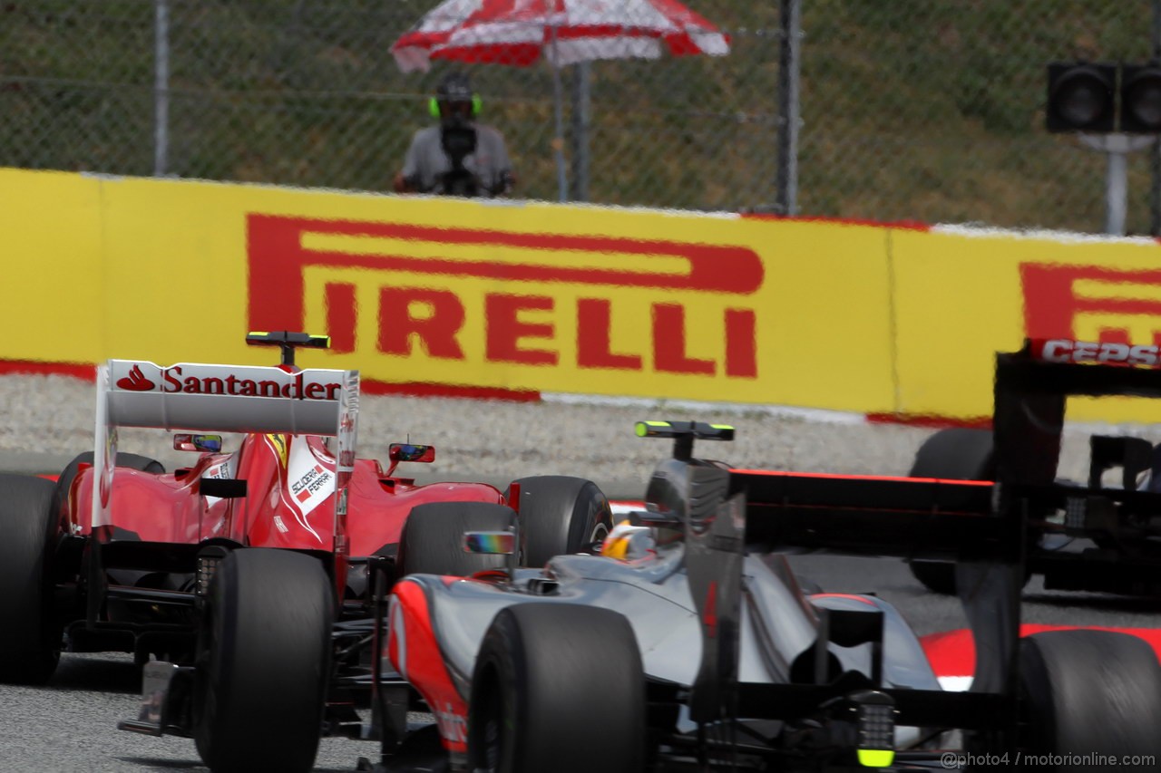 GP SPAGNA, 13.05.2012- Gara, Lewis Hamilton (GBR) McLaren Mercedes MP4-27 