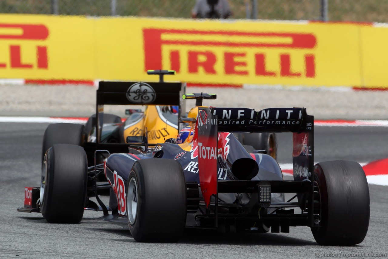 GP SPAGNA, 13.05.2012- Gara, Mark Webber (AUS) Red Bull Racing RB8 