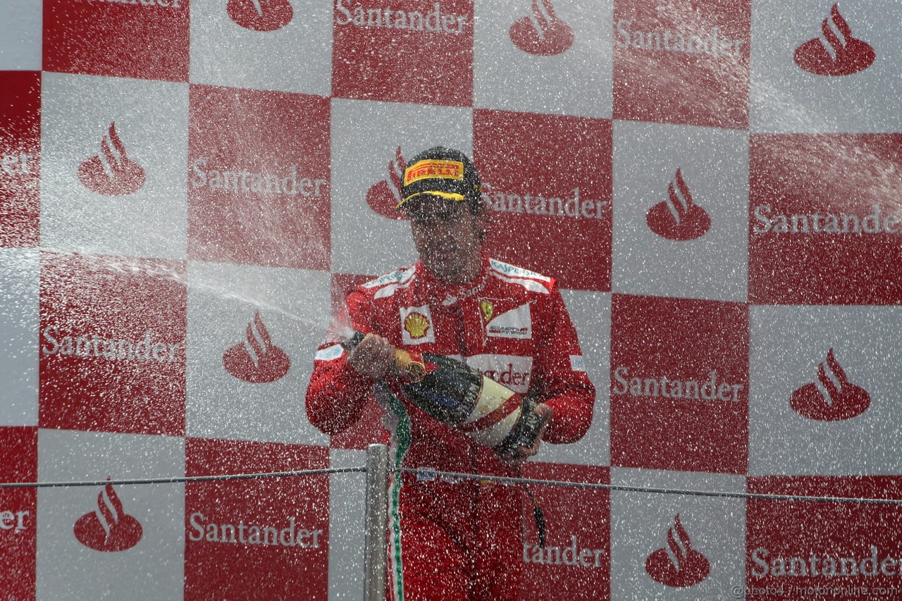 GP SPAGNA, 13.05.2012- Gara, secondo Fernando Alonso (ESP) Ferrari F2012 