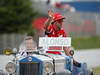 GP SPAGNA, 13.05.2012- Fernando Alonso (ESP) Ferrari F2012 at drivers parade  