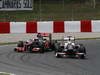 GP SPAGNA, 13.05.2012- Gara, Jenson Button (GBR) McLaren Mercedes MP4-27 e Kamui Kobayashi (JAP) Sauber F1 Team C31 