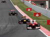 GP SPAGNA, 13.05.2012- Gara, Fernando Alonso (ESP) Ferrari F2012 e Mark Webber (AUS) Red Bull Racing RB8 