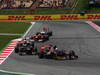 SPAIN GP, 13.05.2012- Race, Jean-Eric Vergne (FRA) Scuderia Toro Rosso STR7 ahead of Daniel Ricciardo (AUS) Scuderia Toro Rosso STR7