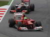 GP SPAGNA, 13.05.2012- Gara, Felipe Massa (BRA) Ferrari F2012 e Lewis Hamilton (GBR) McLaren Mercedes MP4-27 