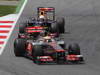 GP SPAGNA, 13.05.2012- Gara, Lewis Hamilton (GBR) McLaren Mercedes MP4-27 e Sebastian Vettel (GER) Red Bull Racing RB8 