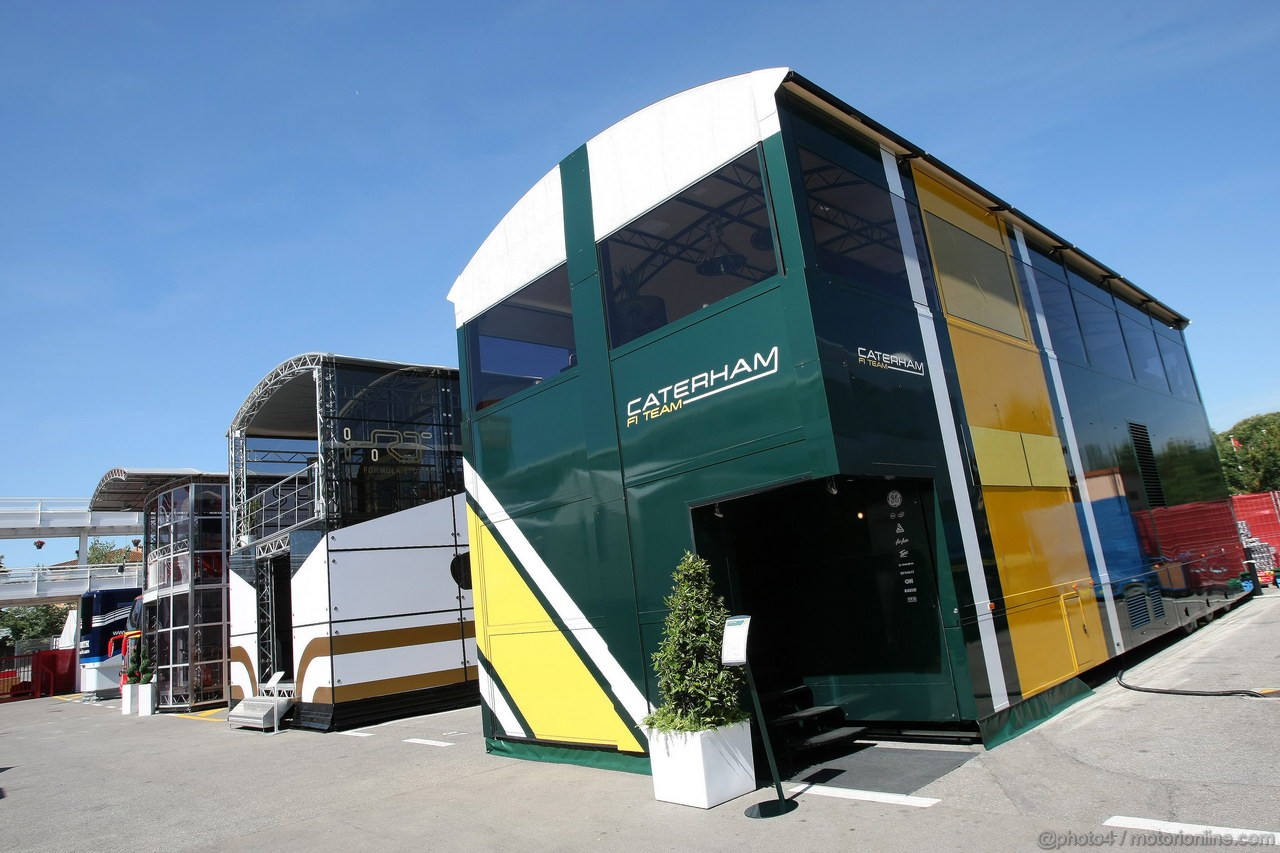 GP SPAGNA, 10.05.2012- Caterham Hospitality 