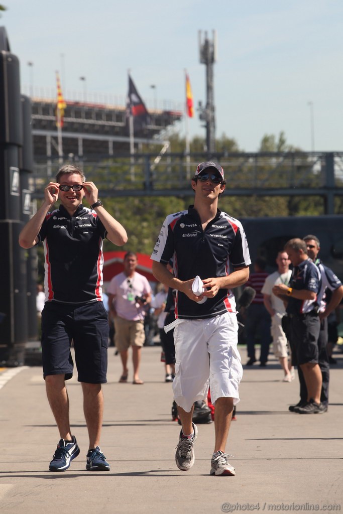 GP SPAGNA, 10.05.2012- Bruno Senna (BRA) Williams F1 Team FW34 