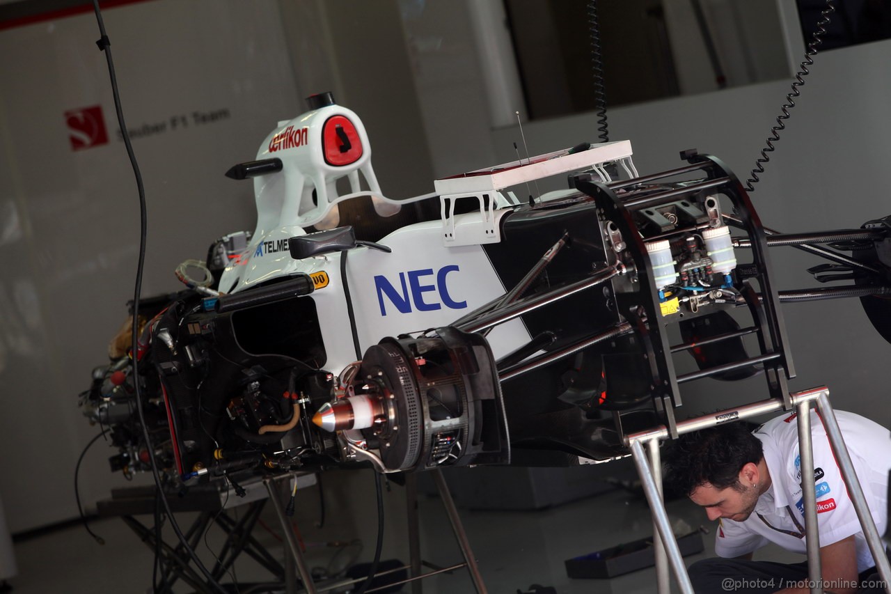 GP SPAGNA, 10.05.2012- Sergio Prez (MEX) Sauber F1 Team C31 