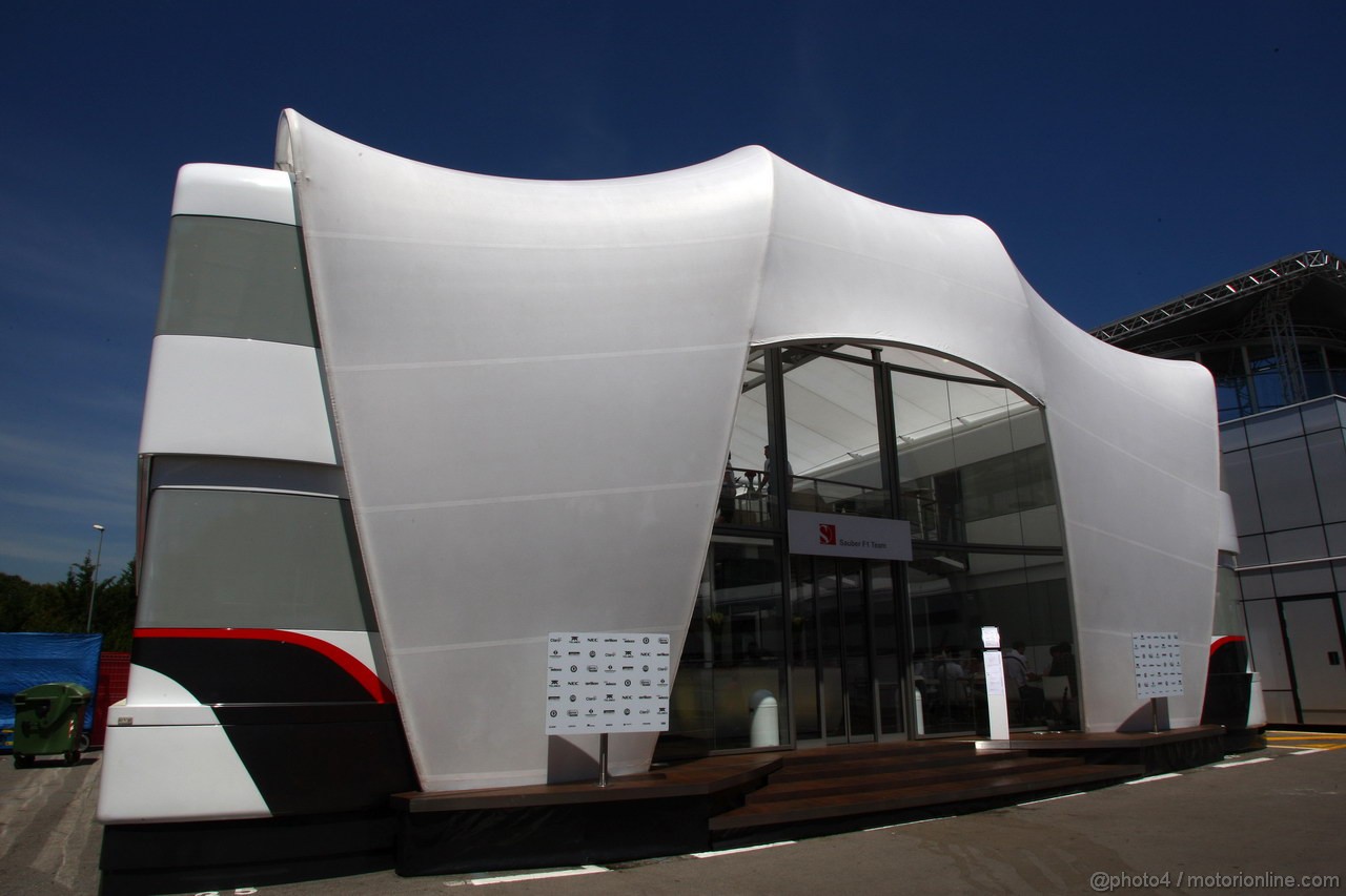 GP SPAGNA, 10.05.2012- Sauber Hospitality