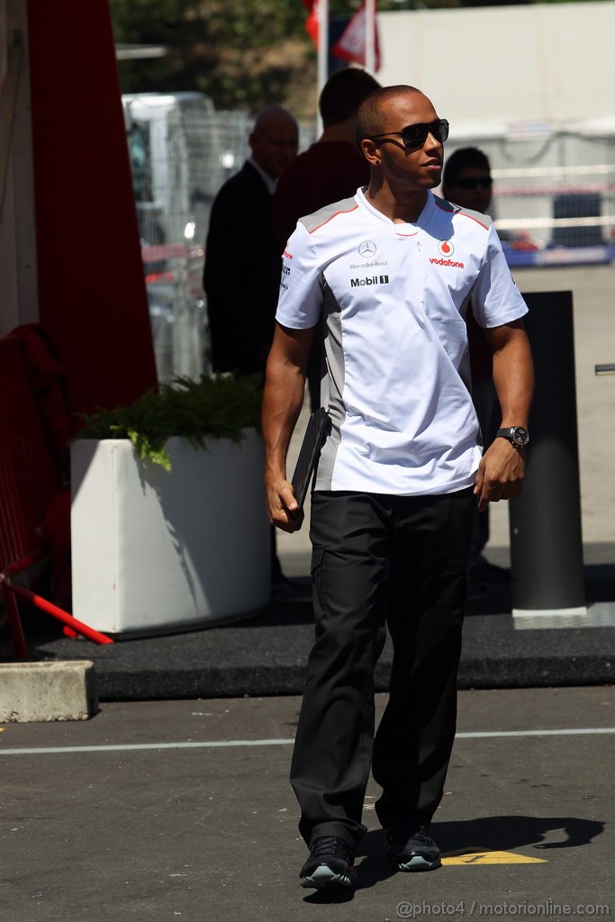 GP SPAGNA, 10.05.2012- Lewis Hamilton (GBR) McLaren Mercedes MP4-27 