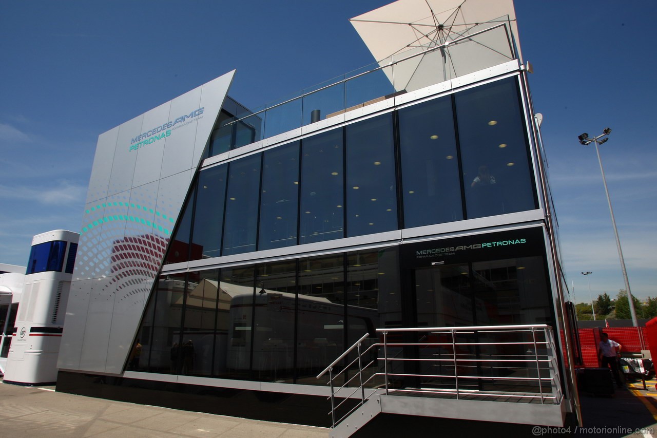 GP SPAGNA, 10.05.2012- Mercedes AMG Hospitality