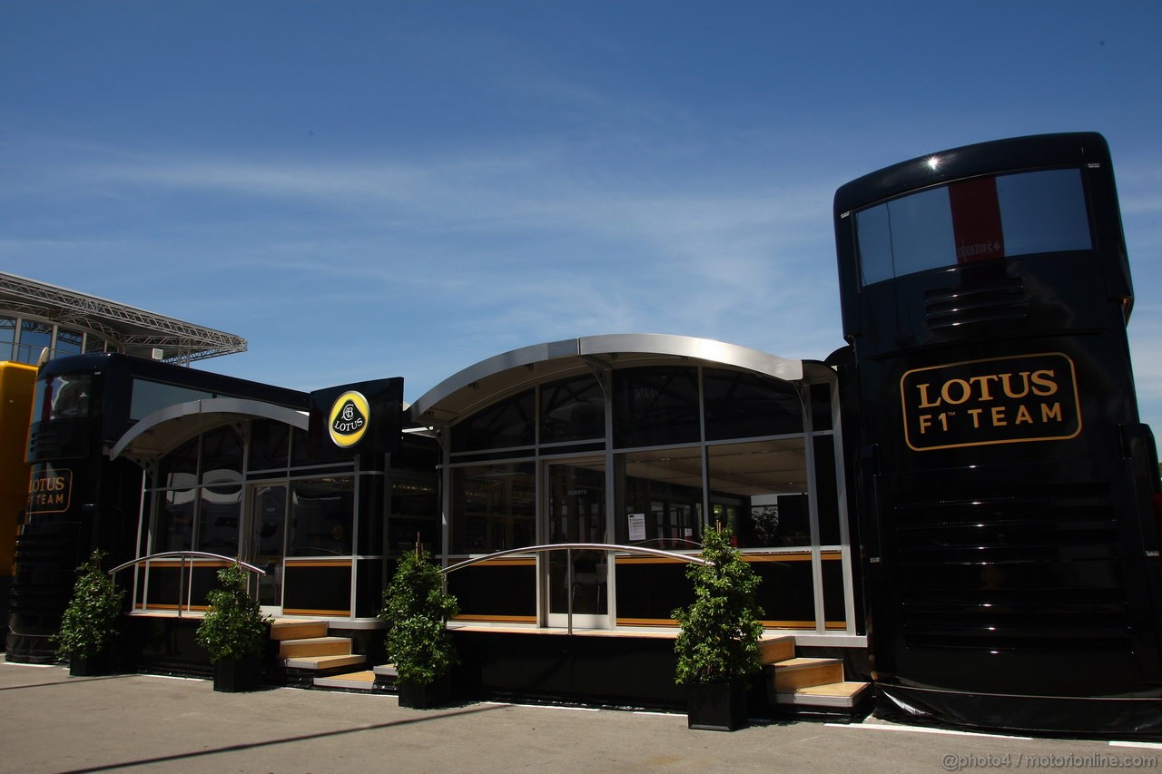 GP SPAGNA, 10.05.2012- Lotus F1 Team Hospitality