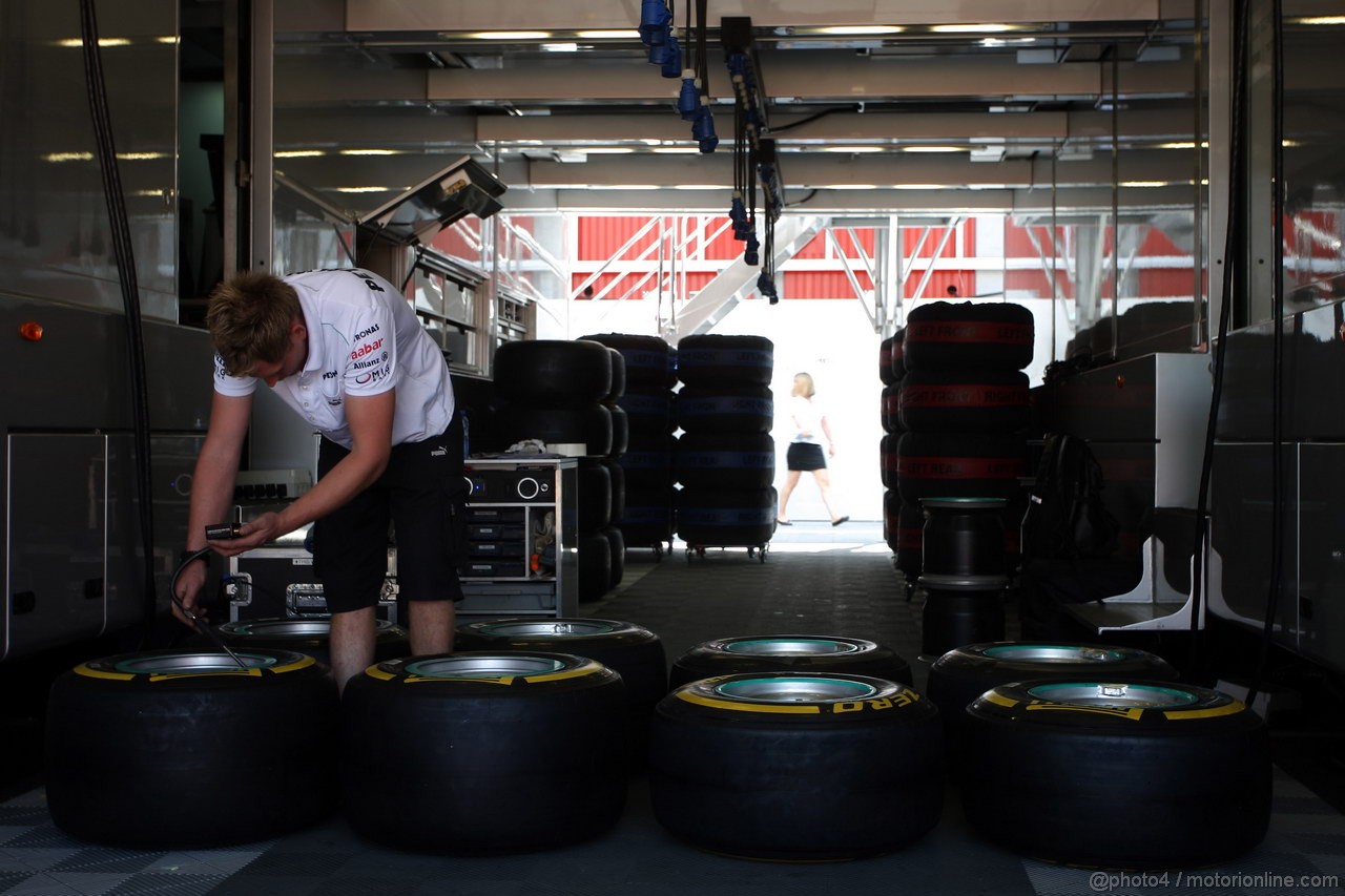 GP SPAGNA, 10.05.2012- Pirelli Tyres