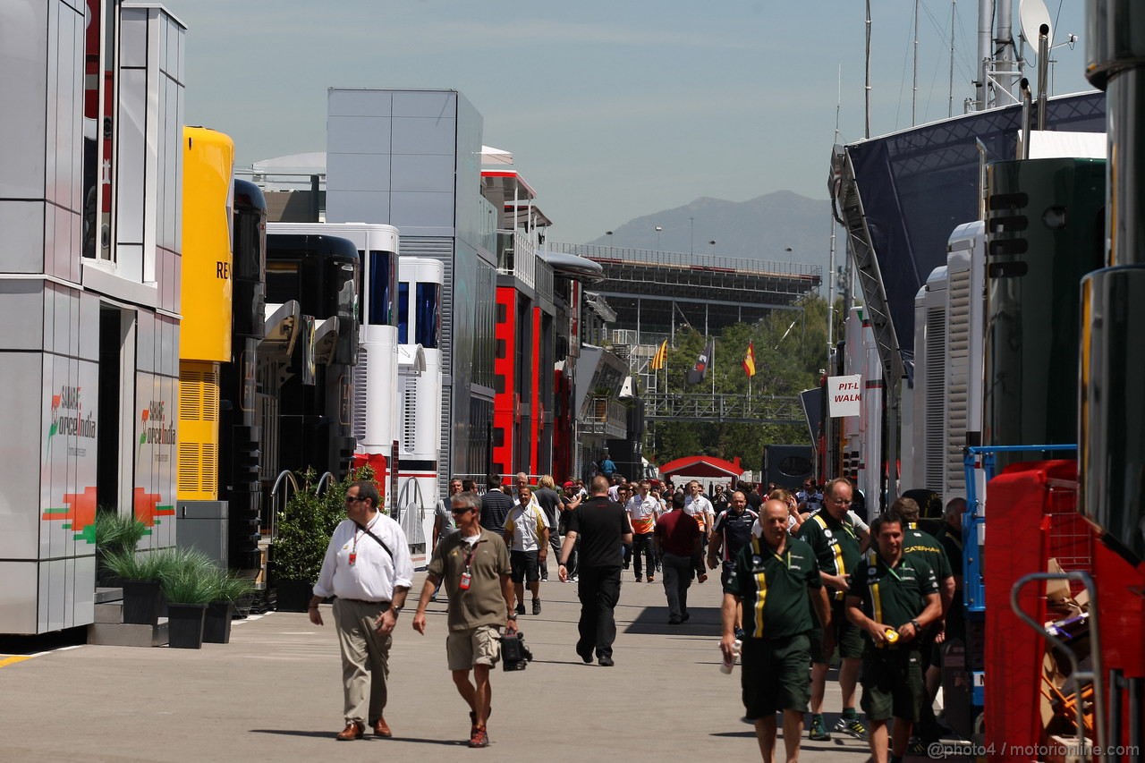GP SPAGNA, 10.05.2012- Paddock