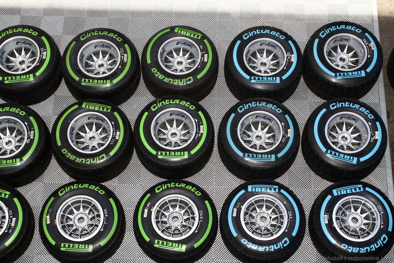 GP SPAGNA, 10.05.2012- Pirelli Tyres 
