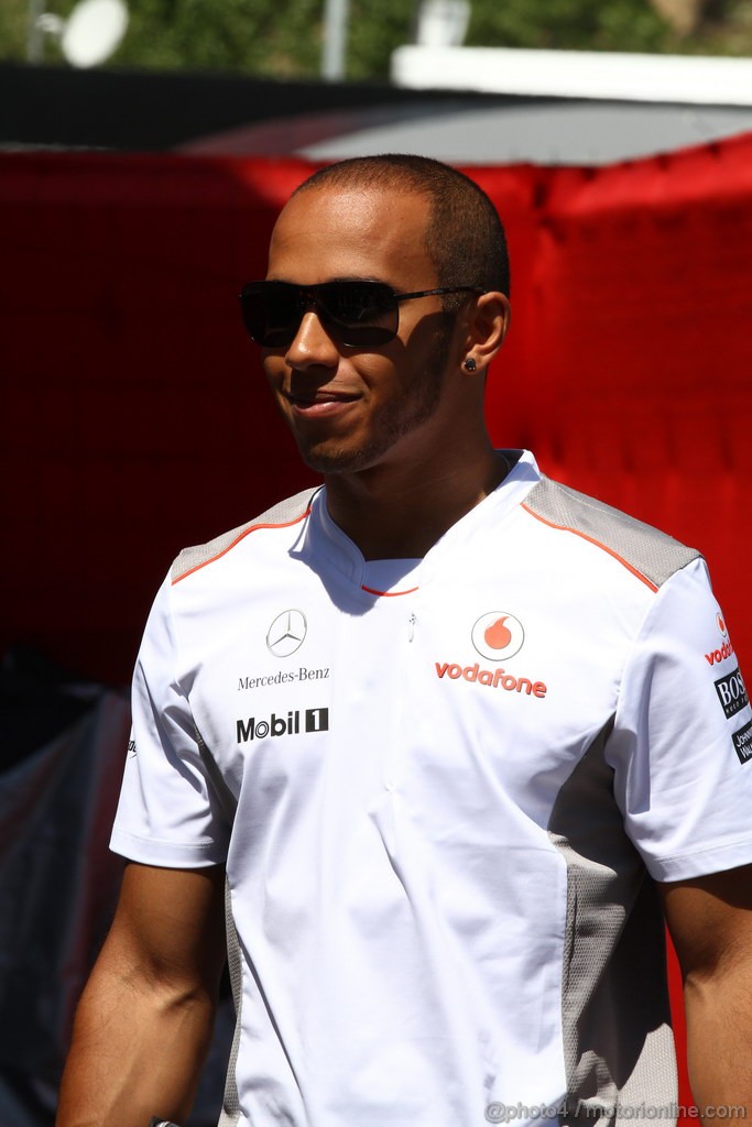 GP SPAGNA, 10.05.2012- Lewis Hamilton (GBR) McLaren Mercedes MP4-27 