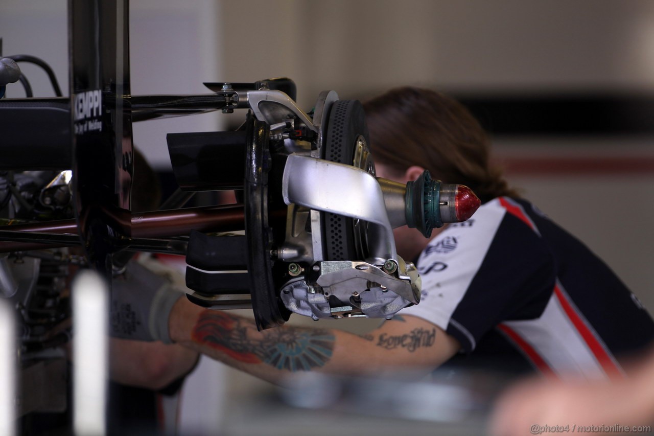 GP SPAGNA, 10.05.2012- Williams F1 Team FW34 detail