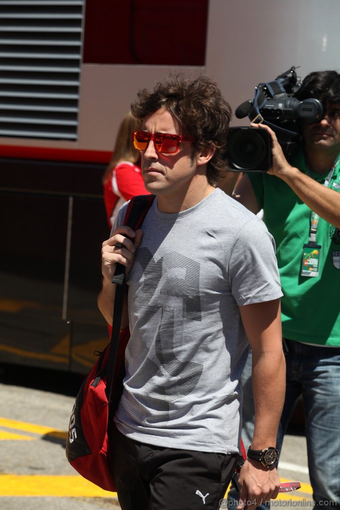 GP SPAGNA, 10.05.2012- Fernando Alonso (ESP) Ferrari F2012 