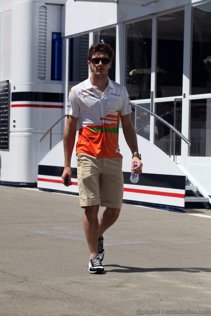 GP SPAGNA, 10.05.2012- Jules Bianchi (FRA), Test Driver, Sahara Force India Formula One Team VJM05 