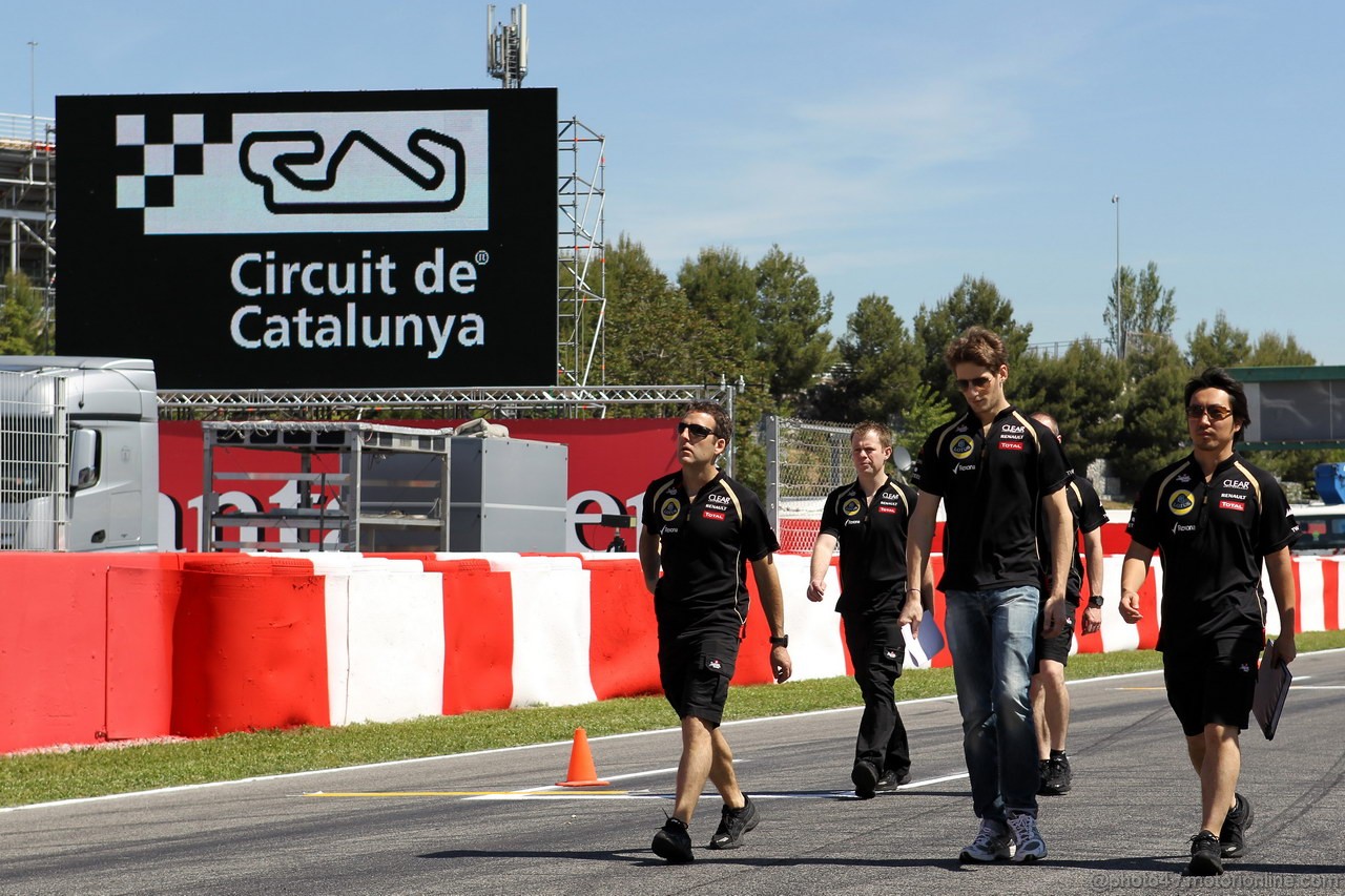 GP SPAGNA, 10.05.2012- Romain Grosjean (FRA) Lotus F1 Team E20 