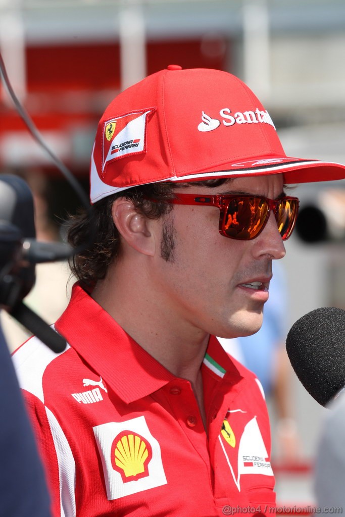 GP SPAGNA, 10.05.2012- Fernando Alonso (ESP) Ferrari F2012
