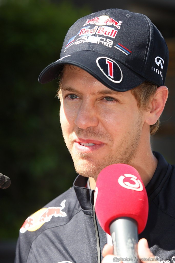 GP SPAGNA, 10.05.2012- Sebastian Vettel (GER) Red Bull Racing RB8