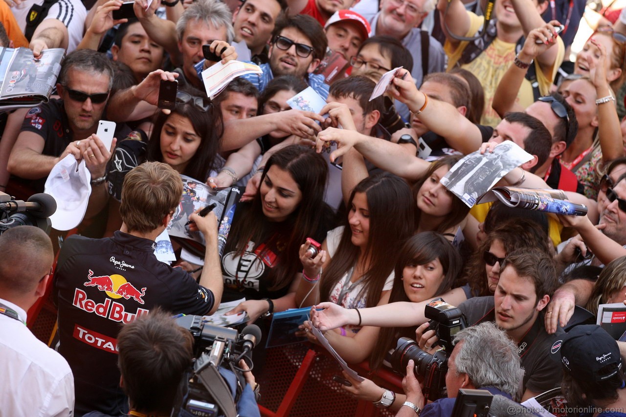 GP SPAGNA, 10.05.2012- Sebastian Vettel (GER) Red Bull Racing RB8