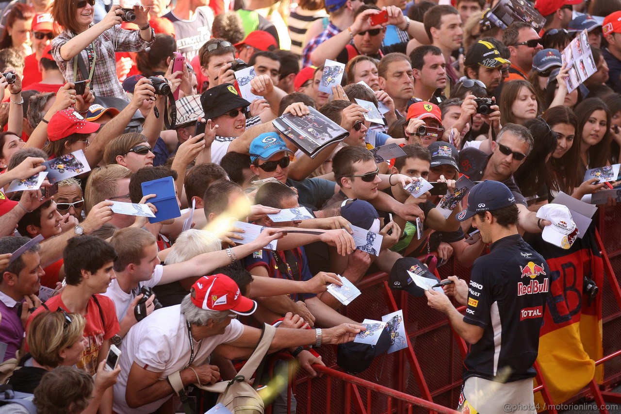 GP SPAGNA, 10.05.2012- Sebastian Vettel (GER) Red Bull Racing RB8 
