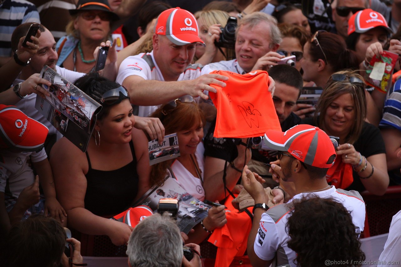 GP SPAGNA, 10.05.2012- Lewis Hamilton (GBR) McLaren Mercedes MP4-27 