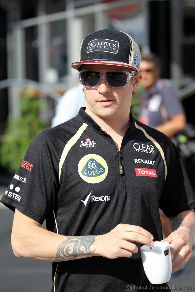 GP SPAGNA, 12.05.2012- Kimi Raikkonen (FIN) Lotus F1 Team E20 