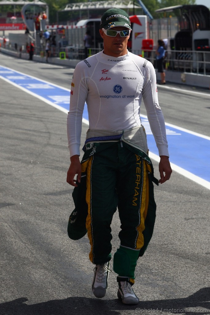GP SPAGNA, 12.05.2012- Prove Libere 3, Heikki Kovalainen (FIN) Caterham F1 Team CT01 