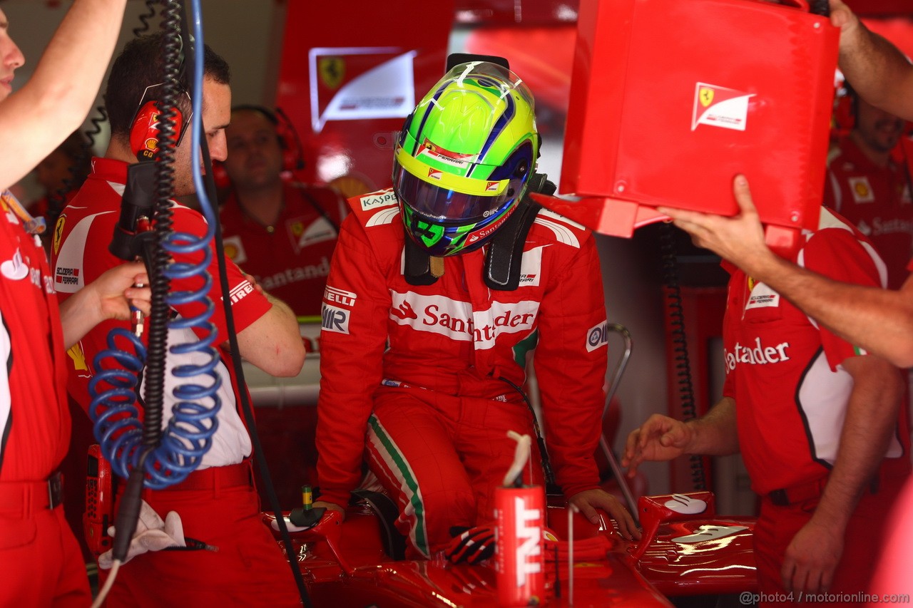 GP SPAGNA, 12.05.2012- Prove Libere 3, Felipe Massa (BRA) Ferrari F2012 