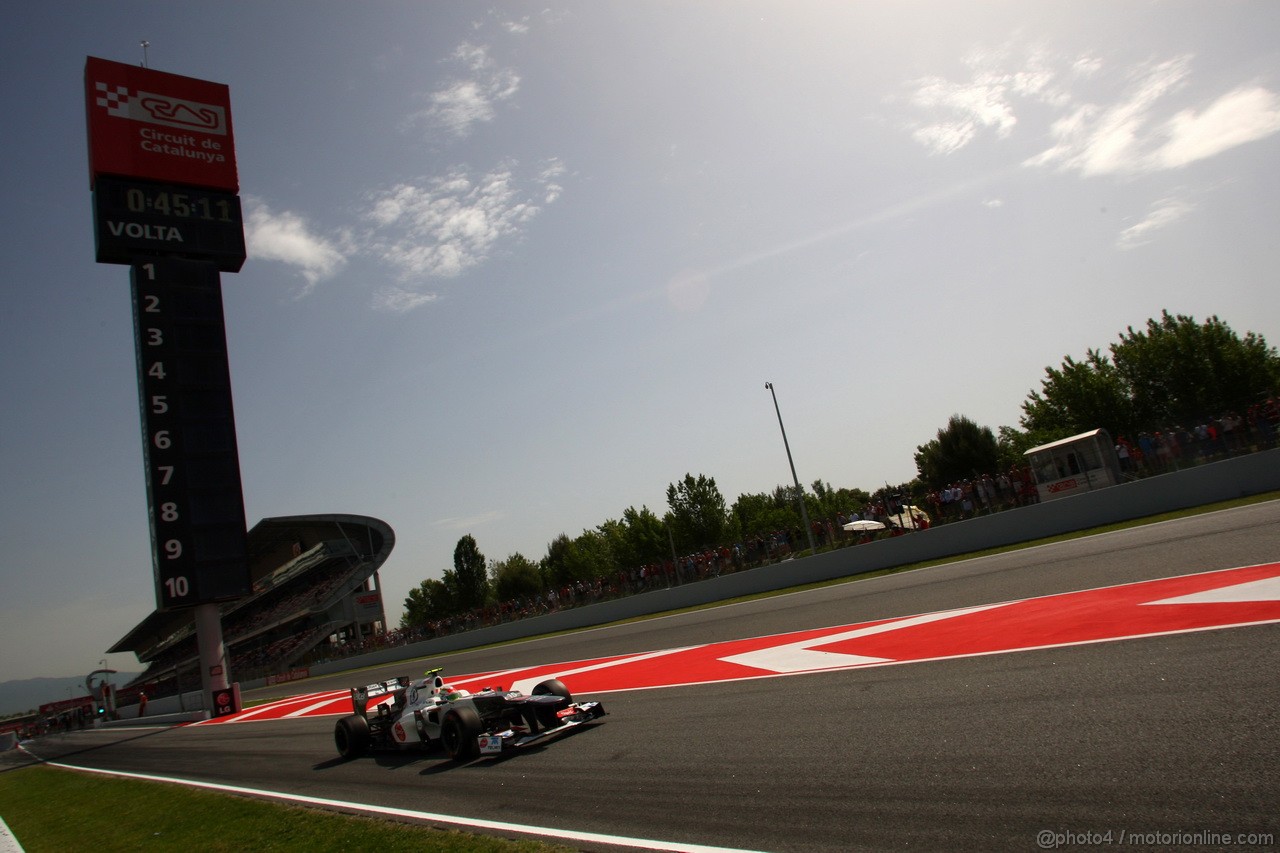 GP SPAGNA, 12.05.2012- Prove Libere 3, Sergio Prez (MEX) Sauber F1 Team C31 