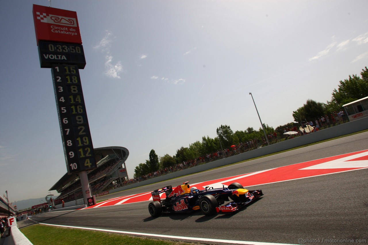 GP SPAGNA, 12.05.2012- Prove Libere 3, Sebastian Vettel (GER) Red Bull Racing RB8 