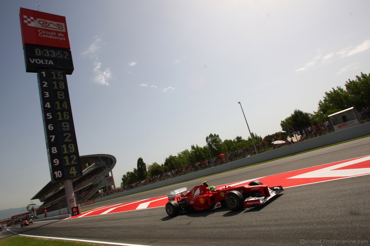 GP SPAGNA, 12.05.2012- Prove Libere 3, Felipe Massa (BRA) Ferrari F2012 