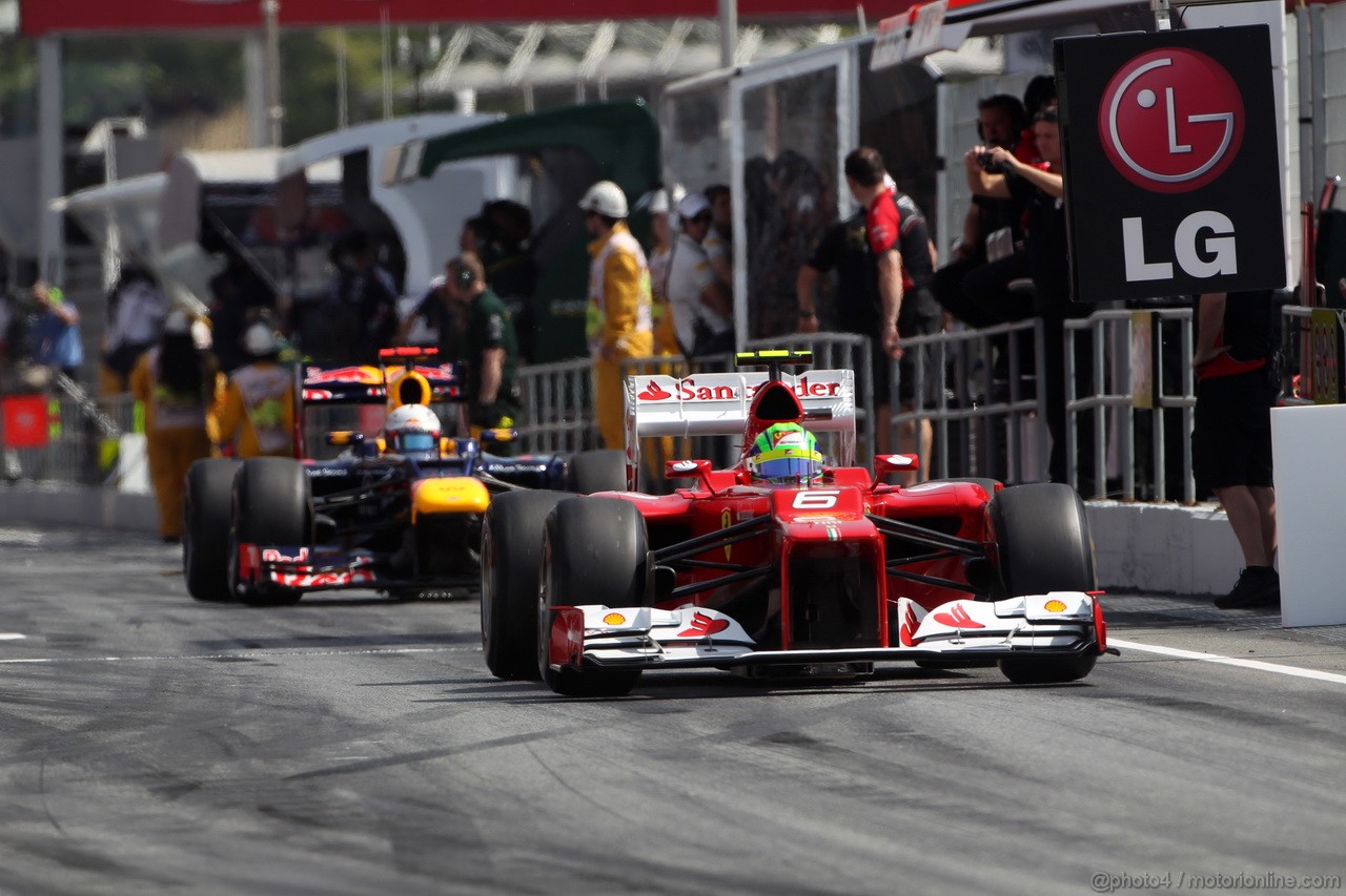 GP SPAGNA, 12.05.2012- Prove Libere 3, Felipe Massa (BRA) Ferrari F2012