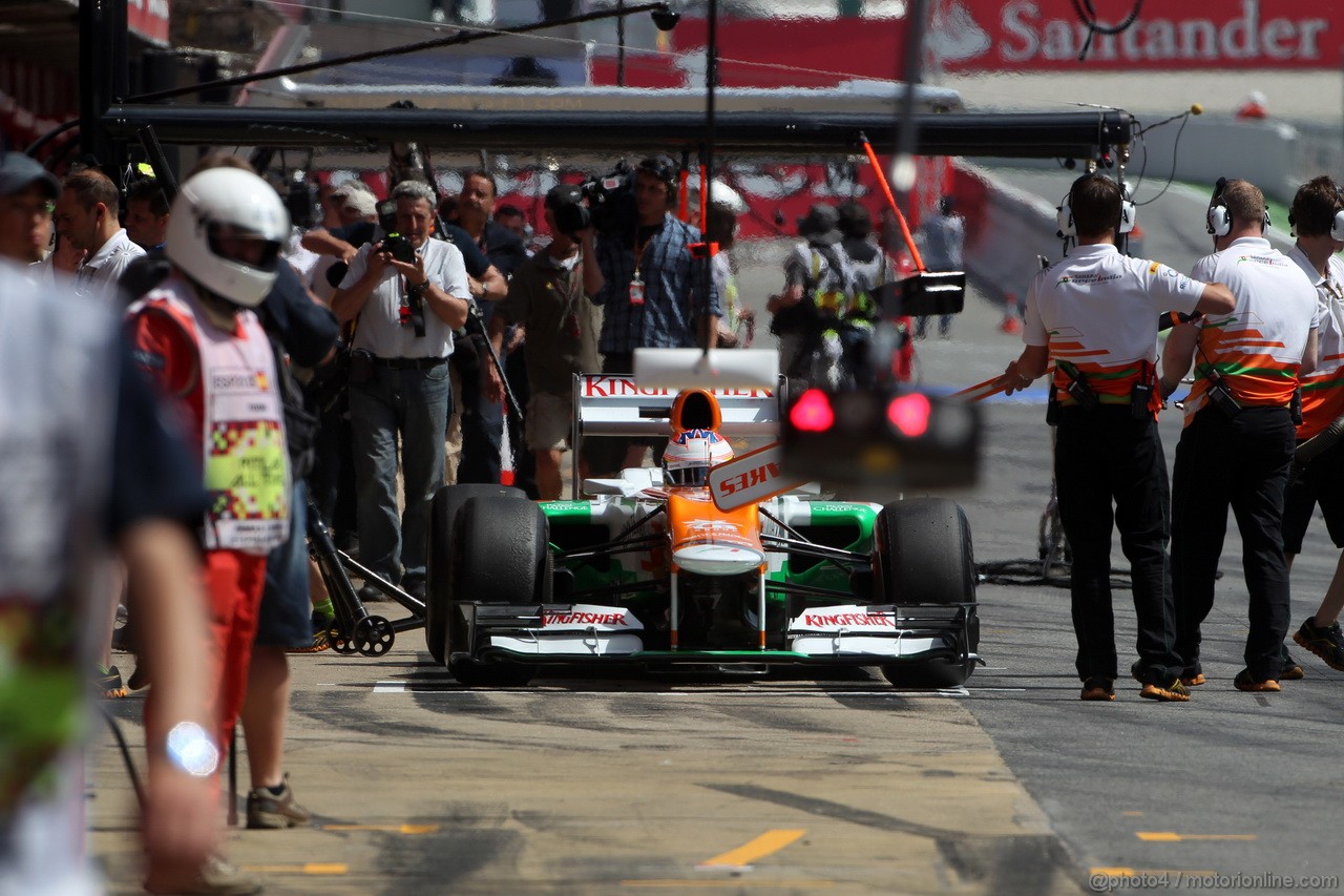 GP SPAGNA, 12.05.2012- Prove Libere 3, Paul di Resta (GBR) Sahara Force India F1 Team VJM05 
