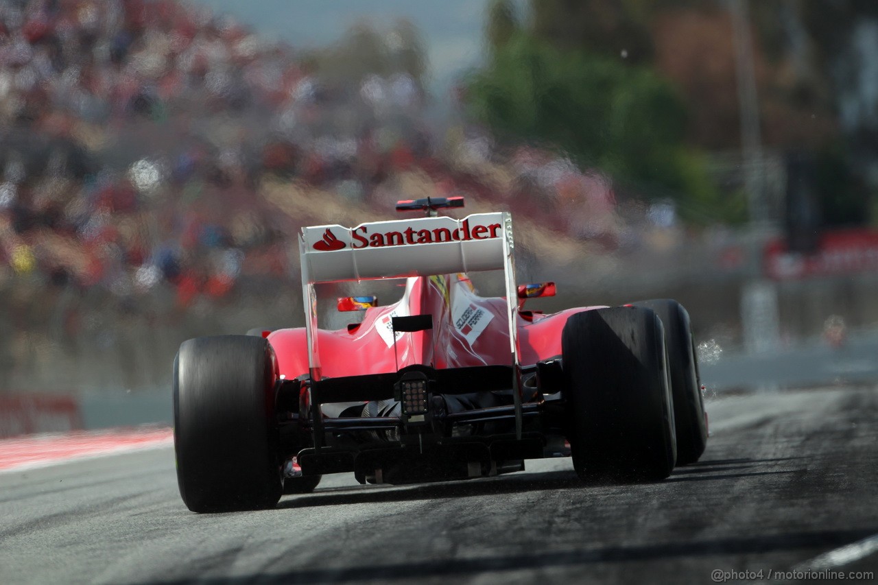 GP SPAGNA, 12.05.2012- Prove Libere 3, Fernando Alonso (ESP) Ferrari F2012 