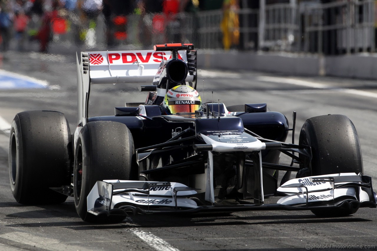 GP SPAGNA, 12.05.2012- Prove Libere 3, Pastor Maldonado (VEN) Williams F1 Team FW34 
