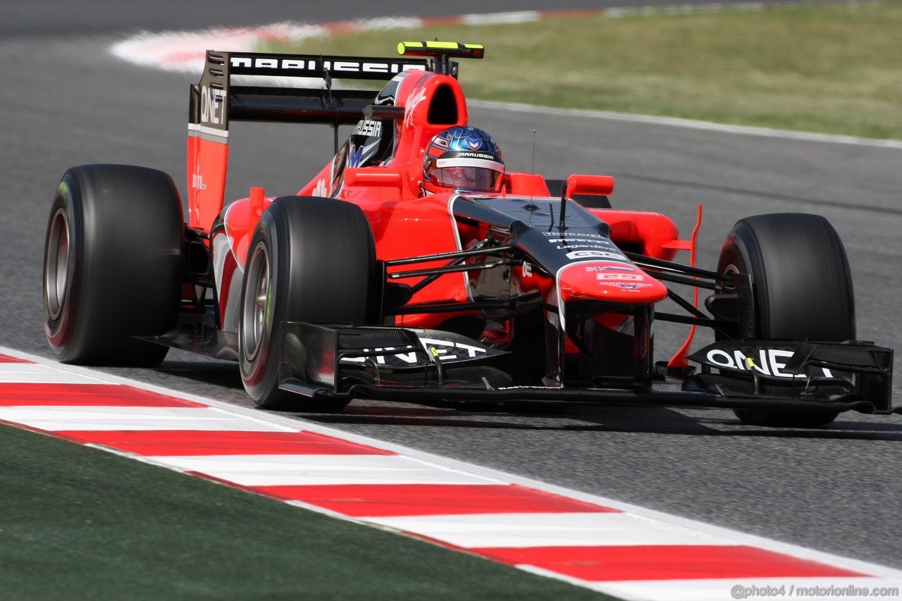 GP SPAGNA, 12.05.2012- Prove Libere 3, Charles Pic (FRA) Marussia F1 Team MR01 