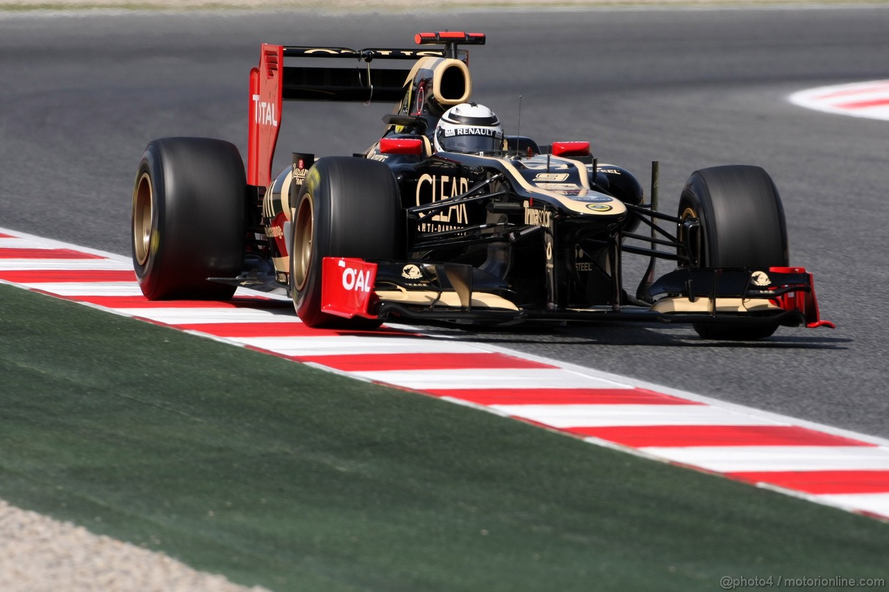 GP SPAGNA, 12.05.2012- Prove Libere 3, Kimi Raikkonen (FIN) Lotus F1 Team E20 