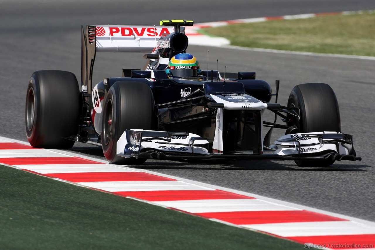GP SPAGNA, 12.05.2012- Prove Libere 3, Bruno Senna (BRA) Williams F1 Team FW34 