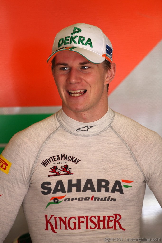 GP SPAGNA, 12.05.2012- Prove Libere 3, Nico Hulkenberg (GER) Sahara Force India F1 Team VJM05 